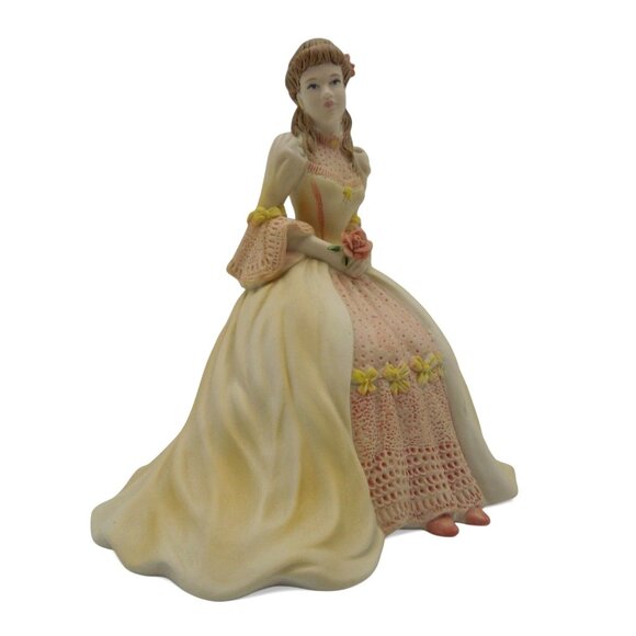 COALPORT Beau Monde KATE Porcelain Figurine 1993 England Vintage 5" - Picture 3 of 10